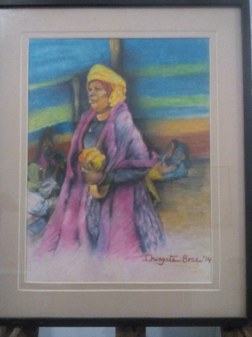 Portrait painting by Swagata Bose